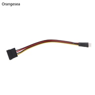 Orangesea 4Pin Male to 15Pin Female Adapter Conversion Hard Drive Power Cable Cord 23cm 9 06in