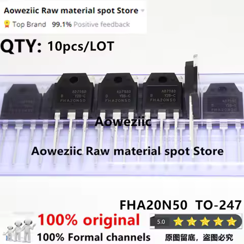 Aoweziic 100% New Original FHA20N50 FHA20N60 FHA24N50 FHA28N50 FHA40N50 FHA50N50 20N50 20N60 24N50 2