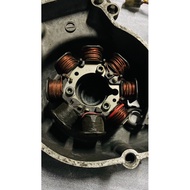 kawasaki krz150 coil magnet n cover oryginal moto