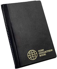 Coin Collection Album 60 Pockets - 4.5x4.5cm/1.8x1.8 inch Coin Holder Book Coin Storage Album Money 