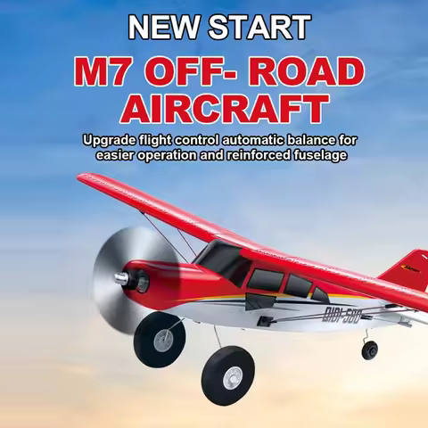 Qidi560 RC Plane Moore M7 Off-road 4CH Remote Control Airplane Brushless Fixed Wing Aircraft Model E