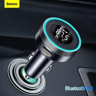 Baseus Car USB Charger Wireless Bluetooth Auto FM Transmitter Modulator Aux TF U Disk MP3 Music Radio Player Hands Free Car Kit