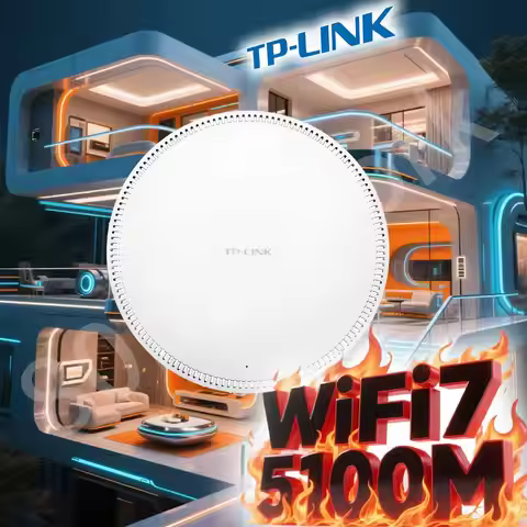 TP-Link Wi-Fi7 BE5100 Ceiling Access Point Range Wireless AP 5G Router Signal Booster POE Wifi Repea