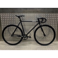 Cranston Fixie Bike. Single Speed Road Bike. Matt Black. With Brake