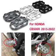 Motorcycle Accessories Front Footrest Pedal Enlarger Footpad Extension Footpeg For Honda CB 500 X 500X CB500X 2015 2016 2017 2018 2019 2020 2021 2022 CB500F CBR500R CB400F CB400X