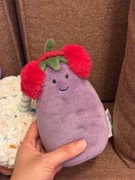 Jellycat耳罩茄子