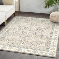 พรมห้องนั่งเล่น Mordern Soft Abstract Distressed Area Rugs For Bedroom Artistic Weavers Chester Boho