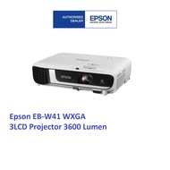 Epson EB-W41 WXGA 3LCD Projector 3600 Lumen