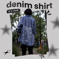 Denim Shirt Piedpaper Studio Jin Echo BTS