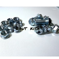 Flange Bolt Bolt M10x25 Flange Nut Set M10 Bolt 14