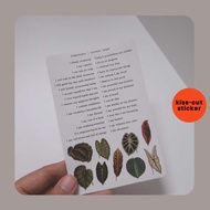 (AFF) Kiss-cut Sticker Affirmation Bujo Stickers / Journaling Stickers / Journal Stickers / Decorati