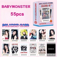 55pcs BM CHOOM Lomo Cards BABYMONS7ER Album SHEESH Stuck In The Middle BATTER UP Photocards AHYEON S