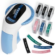 Phomemo 1 Set E975 Embossing Label Maker Machine With 6 Tapes Of 9mm/ 3/8" Label Tapes(3*Black/1*Pin