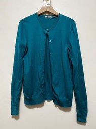 UNIQLO 藍綠色防曬針織外套