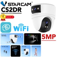 Vstarcam CS2DR (เลนส์คู่) ใหม่2025 กล้องวงจรปิดไร้สาย ความละเอียด 5MP(1296P) indoor มีAI+