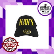 CAP NAVY (Baseball cap with velcro strap)