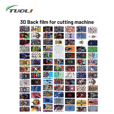 TuoLi 3D Mix Back Protective Film Phone Sticker Cover For Smartphone Skin T TL-168 TL-568 TL-518 TL-