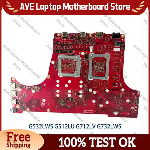G532LWS Motherboard For ASUS G732LWS G532LW G512L G512LV G712L G712LV G732LV Laptop Mainboard I5 I7