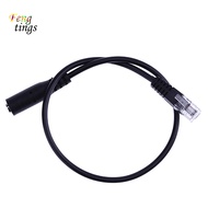 [Ft] 30cm 35mm Smartphone Headset to 4P4C RJ9 Telephone Converter Adapter Cable