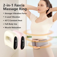 JOMO 2-in-1 Fascia Massage Ring Abdominal Toning 5Levels Vibration Rechargeable Gift Idea