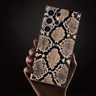 1pc Creative Snake Skin Straight Edge Liquid Silicone Phone Case Compatible With GalaxyS26 S25 S24Ul