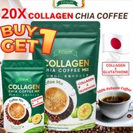FITGUM Collagen Chia Coffee Mix 100% Robusta Coffee with Collagen