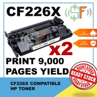 2 Units Compatible CF226X 226 CF 226X Black Toner Cartridge For LaserJet Pro M402d Pro M402dn Pro M4