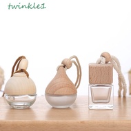 TWINKLE1 Car Perfume Pendant Glass Car Hanging Pendant Fragrance Pendant Empty Refillable Bottle Min