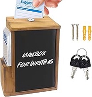 Proposal Box, Wooden Donation Box, Lottery Boxes, Election Discs Prayer Tip Money Drop Boxes with Sl