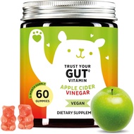 Bears with Benefits Apple Cider Vinegar Gummies – Metabolism & Detox Support with Vitamins B6, B12, 