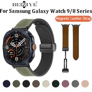 Magnetic Buckle Strap For Samsung Galaxy Watch 9 /Ultra 2 /8 8 Classic/Ultra 2025/ Ultra 7 47mm Leat