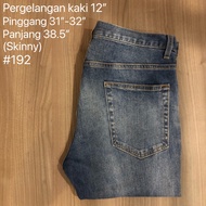 bundle Seluar panjang lelaki/jeans/biru/bergetah/fesyen/pakaian kasual/men wear/jeans/blue/stretch/skinny/fashion/casual