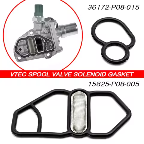 DOHC VTEC Spool Valve Solenoid Gasket Upper & Lower FOR HONDA Prelude Civic Si Accord Acura Integra 