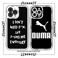 JM Case Puma funny square edge iphone Case 6plus/6s/6splus/7/7plus/8/8plus/x/xs/11/12/pro/max/plus/p