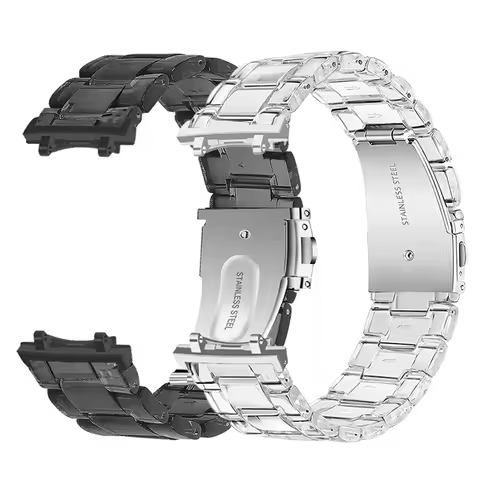 Watch Strap For Amazfit T-REX 3 Clear Resin Watchband For Amazfit T Rex 3 Bracelet Correas Reloj For