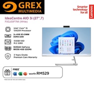 LENOVO IDEACENTRE 3 27IAP7 F0GJ00F7MI 2X4GB NON-TOUCH MX550 OR F0GJ00JQMI 1X8GB TOUCH UHD AIO PC (I5