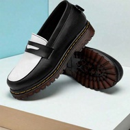 SLAVA - Docmart Children's Boston Black White Slavakids Shoes - Children's Shoes