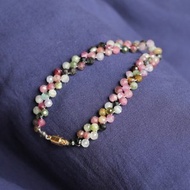 No.8-原創 & 霓彩 | 彩虹碧璽 水晶手鏈 | 新中式 | 客制