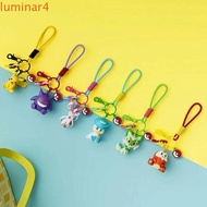 LUMINAR Pikachu Figures Keychain, Sprigatito Anime Doll Gengar Pendant, Bag Charm Quaxly 6 Styles Fu