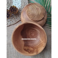 TEAK WOOD BOWL 15CM/ soto Bowl/ Bowl mie/ Bowl Meatball Bowl/ Bowl Wooden Craft/