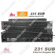 Equaliser DBX 231 Plus Output Subwoofee Grade A Equalizer dbx 231Sub Bagus Murah ( Bisa COD )