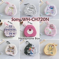 【imamura】For Sony WH-CH720N Headphone Case Cartoon Creative Patterns Headset Earpads Storage Bag Cas