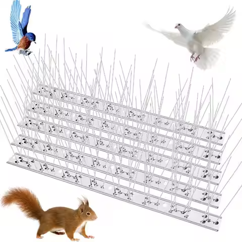 25/33/50CM Stainless Steel Birds Repeller Bird Repellent Needle Bird Pigeon Scare Thorn Anti-bird De