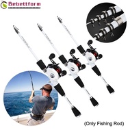 BEBETTFORM Telescopic Fishing Rod Mini Travel Portable Fishing Tackle