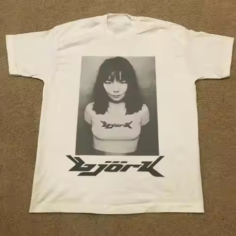 Bjork Debut 90s T Shirt Wearing
