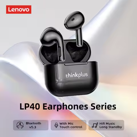 Original Lenovo LP40Pro LP40 LP40II Wireless Bluetooth 5.3 Earphones TWS HiFi Earbuds Sport headset 