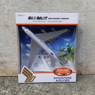 Diecast Singapore Airlines Alloy Miniature Plane Airbus Toy