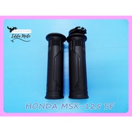 GRIP HANDLE "BLACK" & THROTTLE Fit For HONDA MSX 125 SF MSX125SF // BLACK Handlebar Cover Accelerato