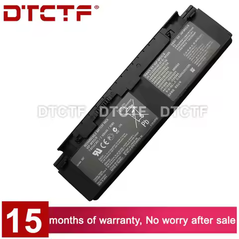 DTCTF 7.4V 16WH 2100mAh Model VGP-BPS15/B VGP-BPS15/S BPS15 Battery For VAIO VGN-P11 VGN-P15 VGN-P17