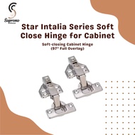 Star Intalia Series Soft Close Hinge for Cabinet | 97° Full Overlay | 2/4/6/10 Bundles Available |